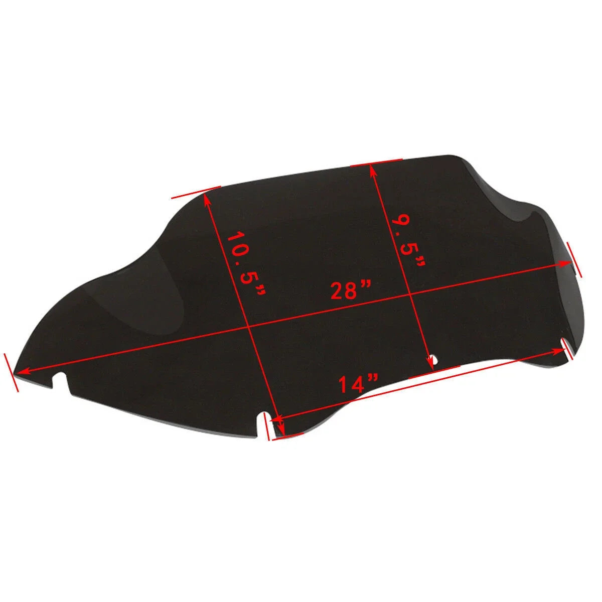 9.5" Windshield Trim for Touring Harley Road Glide (2004–2013)