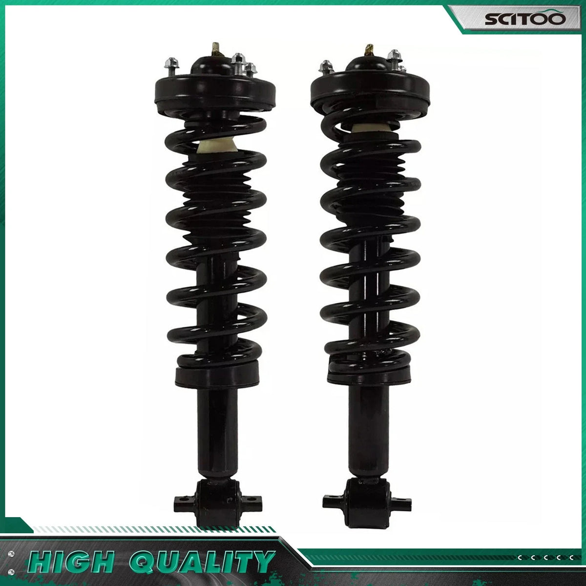 Coil Spring Front Strut Assembly Kit with Sway Bars for Ford F-150 2015-2018