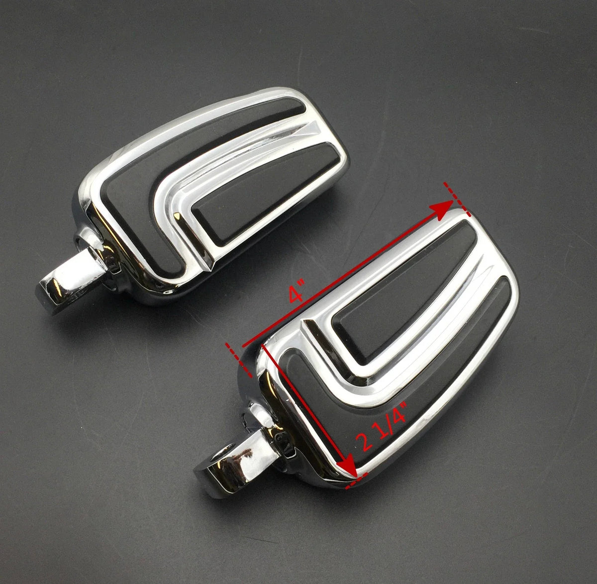 25mm Chrome AirFlow Foot Peg for Honda GoldWing VTX1300 Shadow Valkyrie