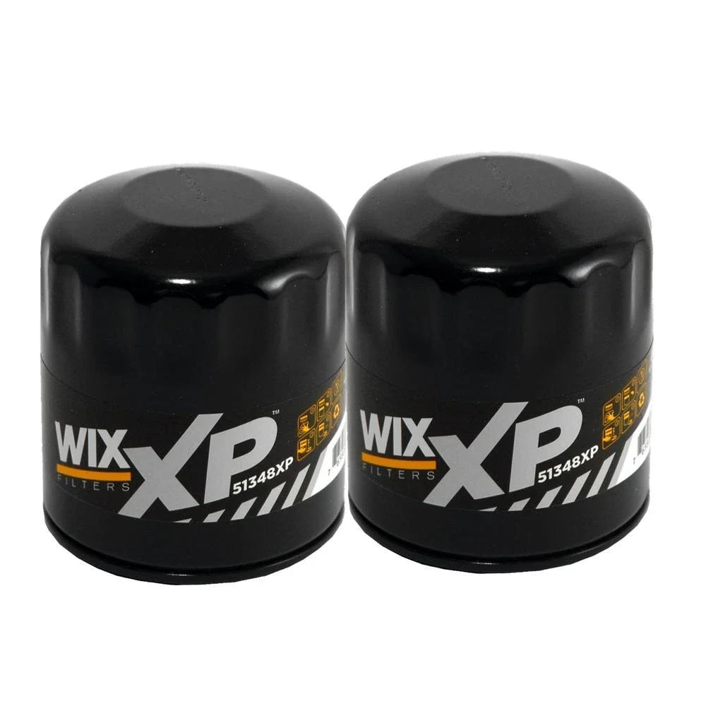 2X Wix 51348XP Engine Oil Filter Kit for Heavy Duty Vehicles (Spin-On)