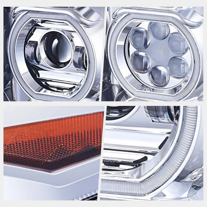 LED Sequential Signal Projector Headlights for Ford F250 Super Duty 2011-2016