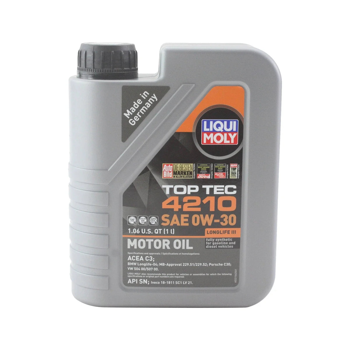 Liqui Moly 0W-30 Engine Oil Change Kit Top Tec 4210 for Touareg Q7 2007-2018