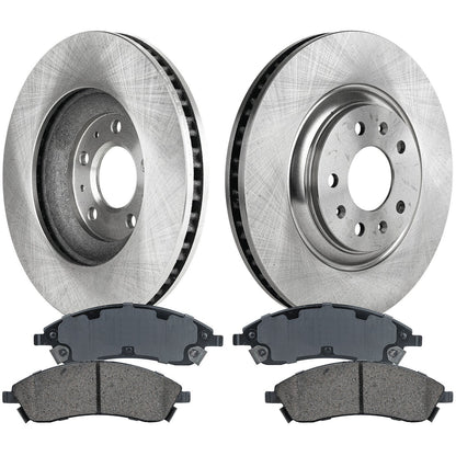 Brake Disc Rotors and Pads Kit for Cadillac STS CTS (2006–2007)