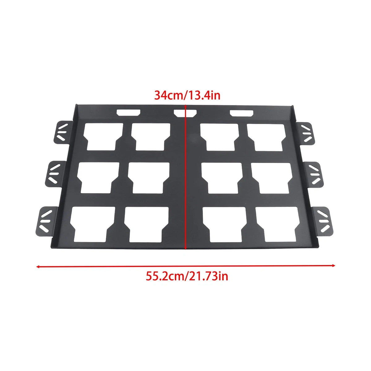 Fixed Racks for Toolbox - Set of 2 Black All-Steel, 100lbs Capacity