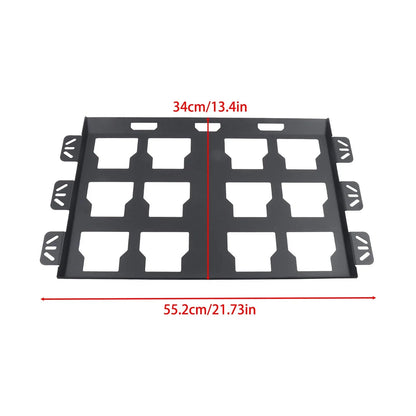 Fixed Racks for Toolbox - Set of 2 Black All-Steel, 100lbs Capacity