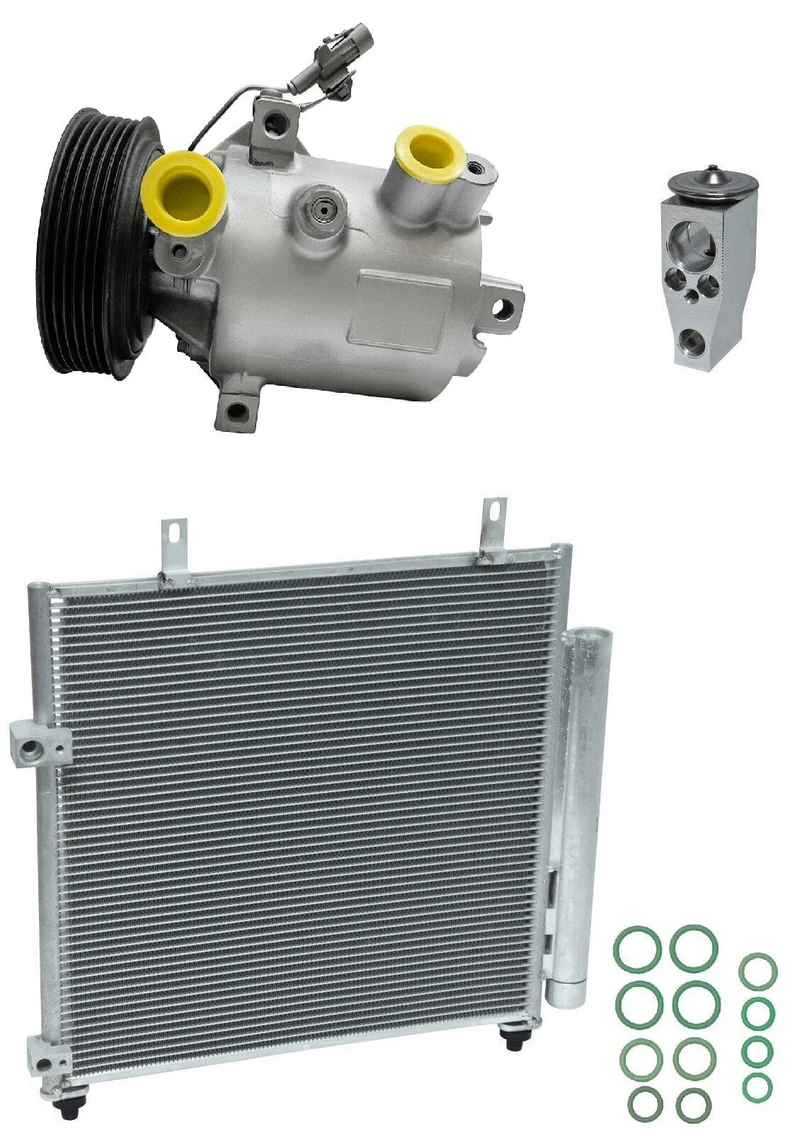 AC Compressor Kit With Condenser for Mitsubishi Mirage 1.2L (2019–2022)