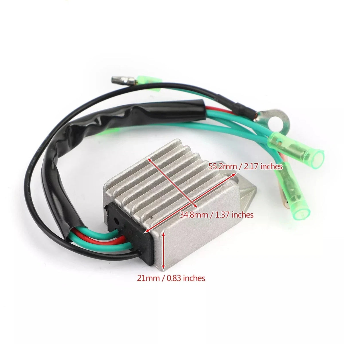 6J8-81960-00 Rectifier Regulator for Yamaha 6HP-50HP Outboard 1990-2013
