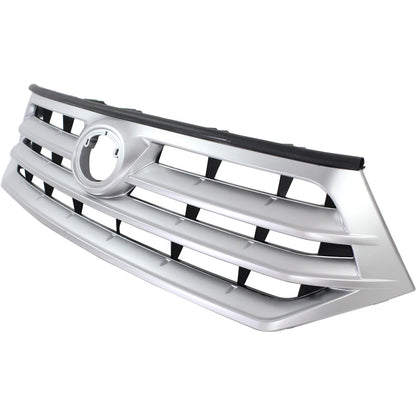 Grille for Toyota Highlander (2011–2013) Silver Plastic