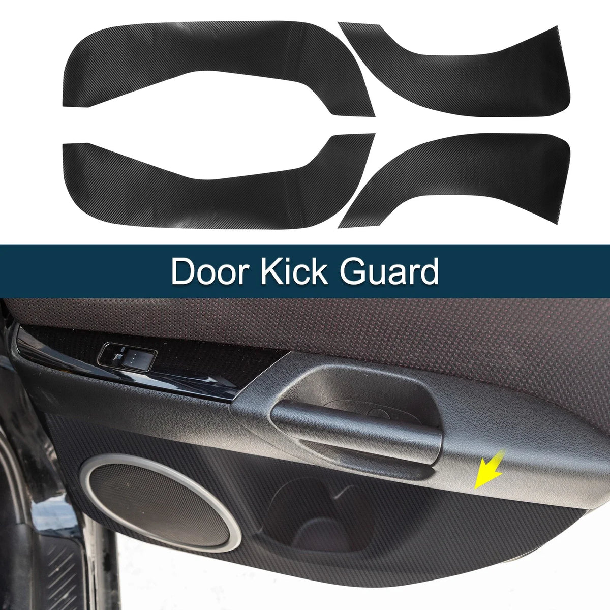 Door Kick Guard for Mazda 3 Axela (2020–2021) Front Rear Driver Passenger