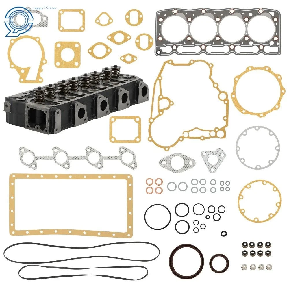 Complete Cylinder Head with Gasket Kit for Kubota Engine (V1505, V1505D, V1505T, V1505E)