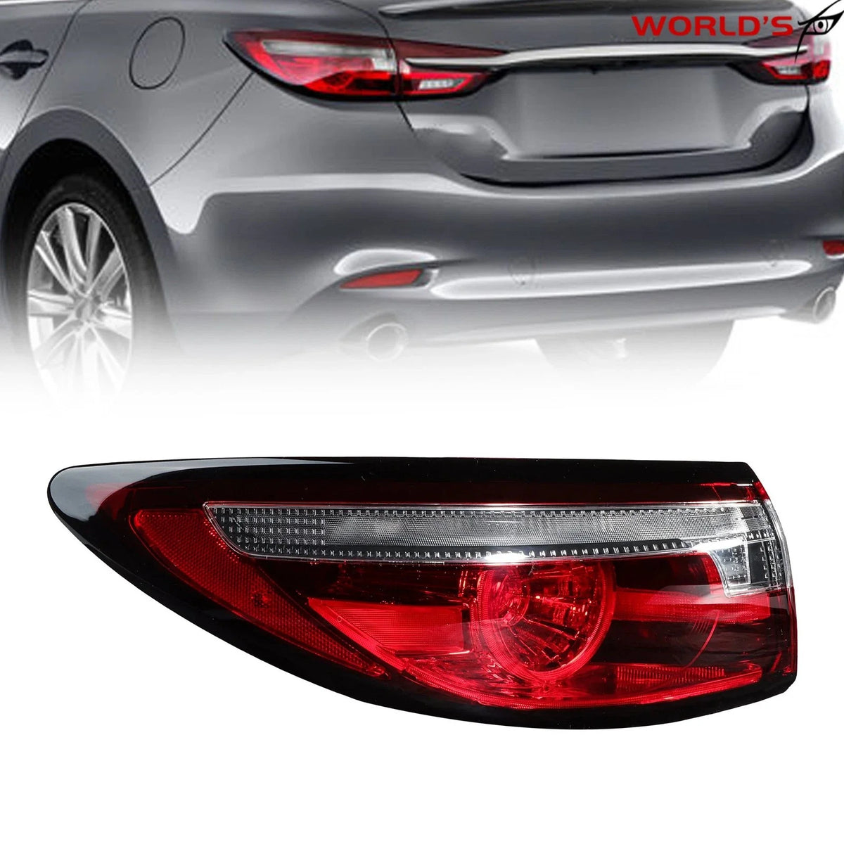 LED Rear Outer Tail Light Lamp for Mazda 6 (2018–2021) Left Side