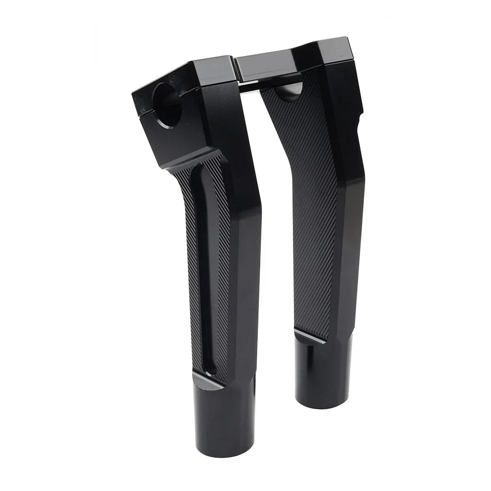 8.46" Pullback Handlebar Risers Clamp - Black for Harley