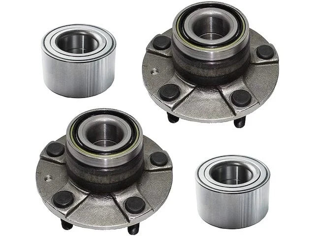 Front and Rear Wheel Hub and Bearing Kit for Mazda 626 (1993–2002) WB816JZ