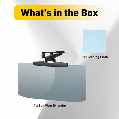 Clip-on Sun Visor Extender (Anti-Glare) for Toyota Hilux N70