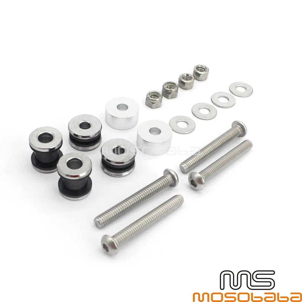 Detachable Docking Hardware for Harley FLSTF FXSTC FXSTS 2005-2017