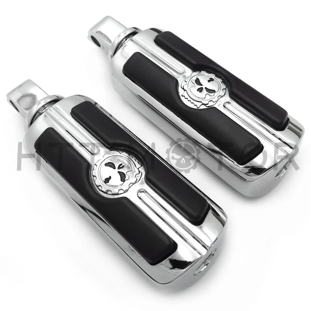 Chrome Gear Skull Footpeg for 2018-2023 Victory Cross Roads