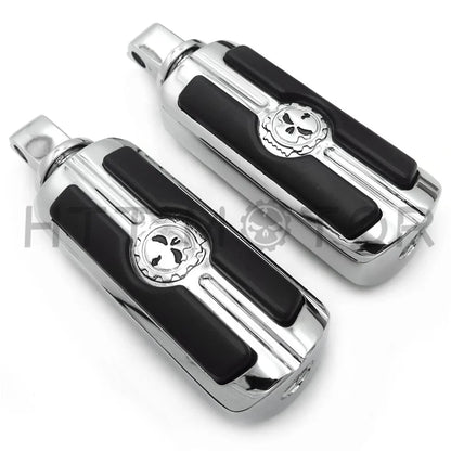 Chrome Gear Skull Footpeg for 2018-2023 Victory Cross Roads