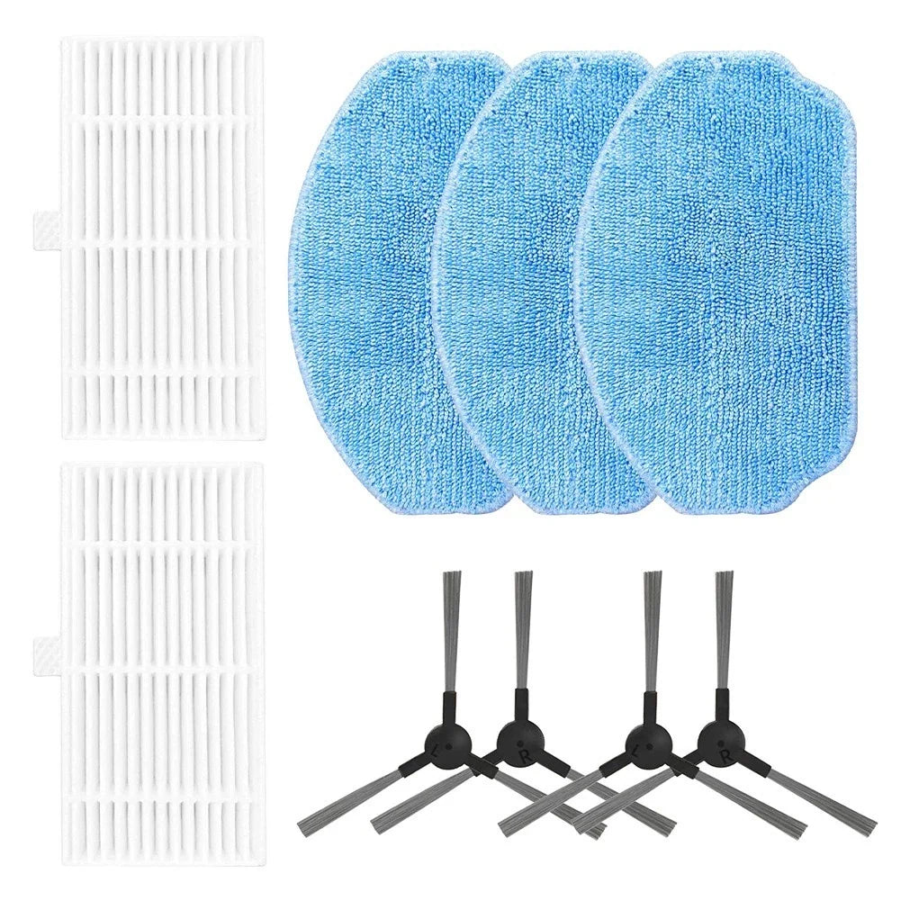 Complete Replacement Kit for BR151 Robots (Side Brushes, HEPA Filters, Mop)