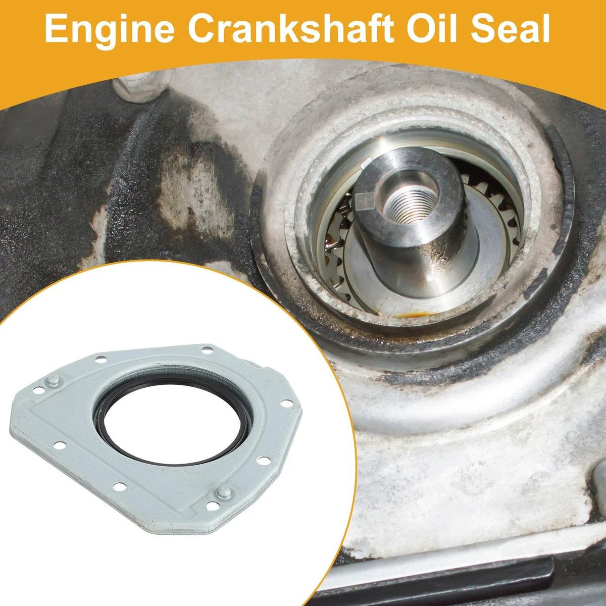 1 Pc Rear Crankshaft Oil Seal for Audi A4 (2008–2016) No. 06H103171A/06H103171F