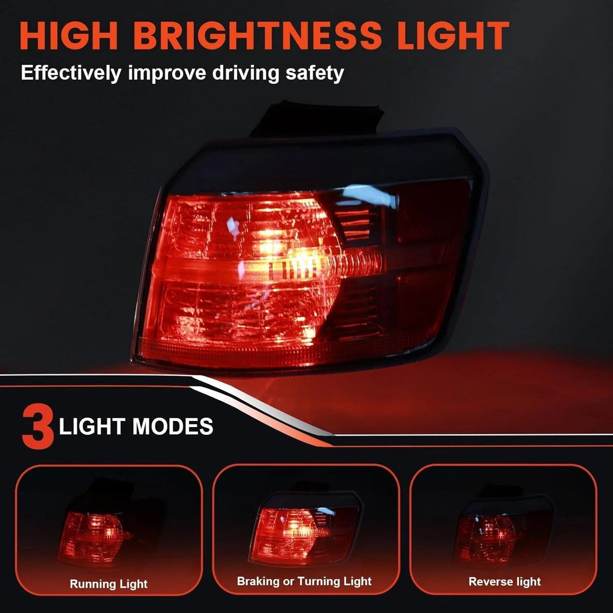 Halogen Tail Light Right Side for GMC Terrain Denali (2013-2017)