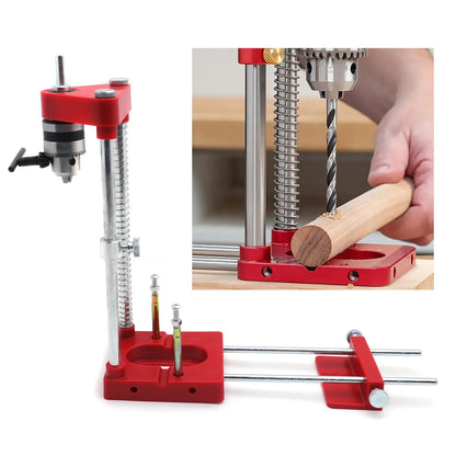 Adjustable Template Tool for Drilling Holes in Woodworking
