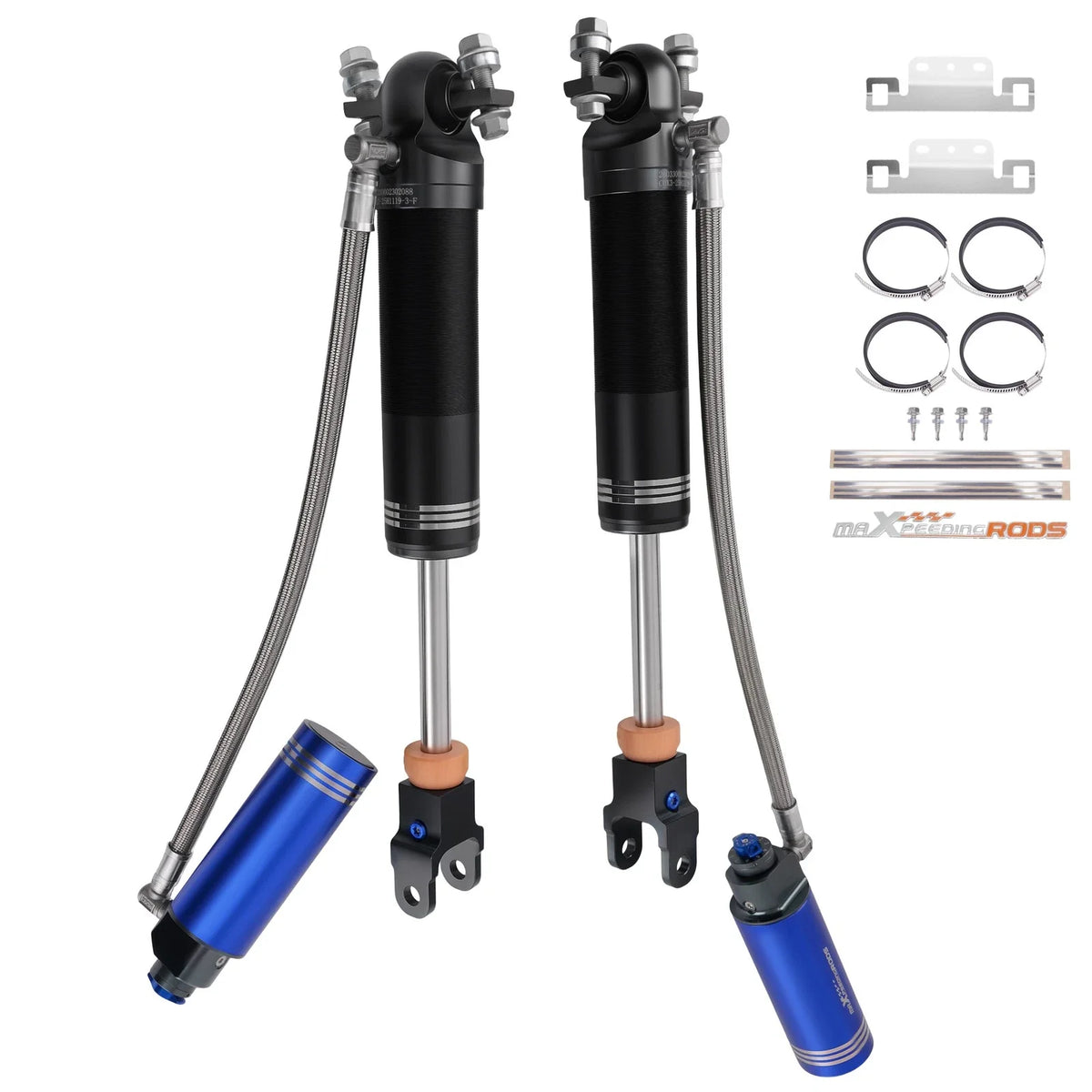 10 Step Damping Front Shocks w/ Reservoir for Silverado 3500 HD (2011–2019)