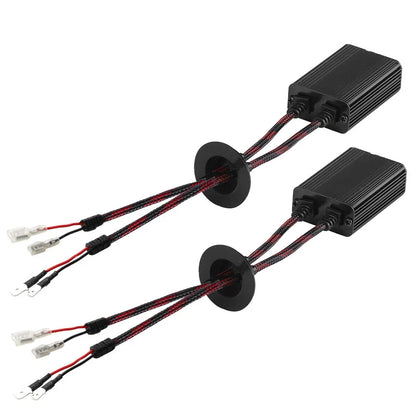 LED Headlight Canbus Decoder Resistor - 2X H1 H3 Anti-Flicker