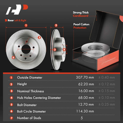 Disc Brake Pads and Rotor Set for Nissan Maxima