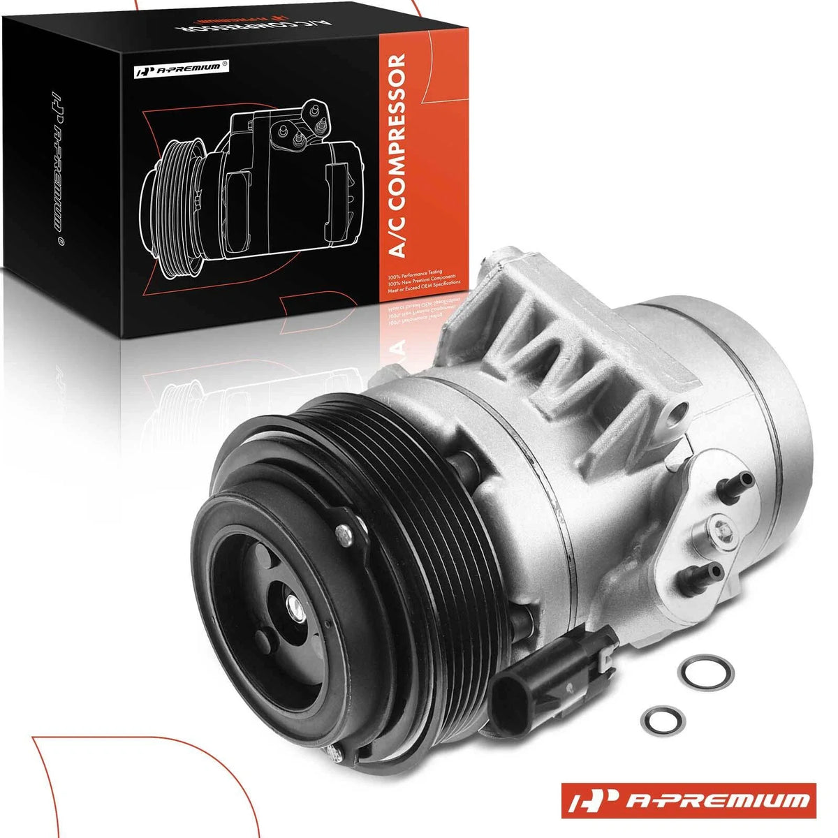 A/C Compressor with Clutch for Ford Fusion Lincoln MKZ (2006–2012)