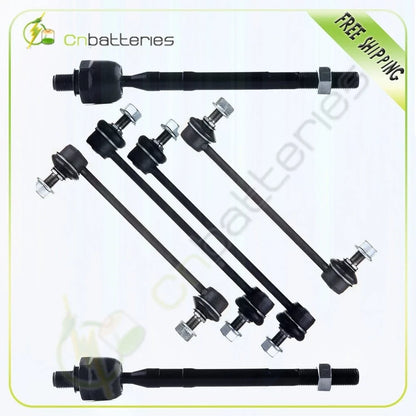 6pc Rear Tie Rods Suspension Kit for Kia Sportage & Hyundai Tucson 2005-2010