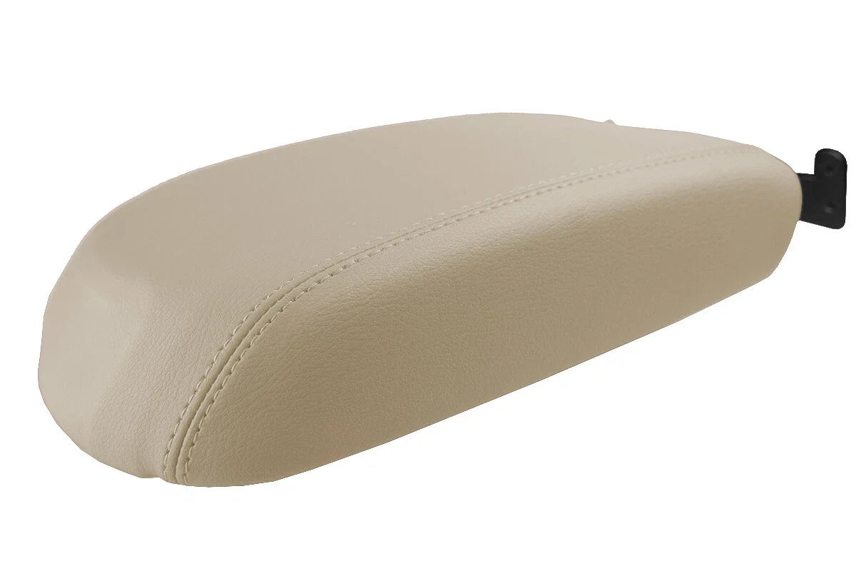 Leather Console Lid Pull Over Cover for Ford Taurus (2010–2019) Beige