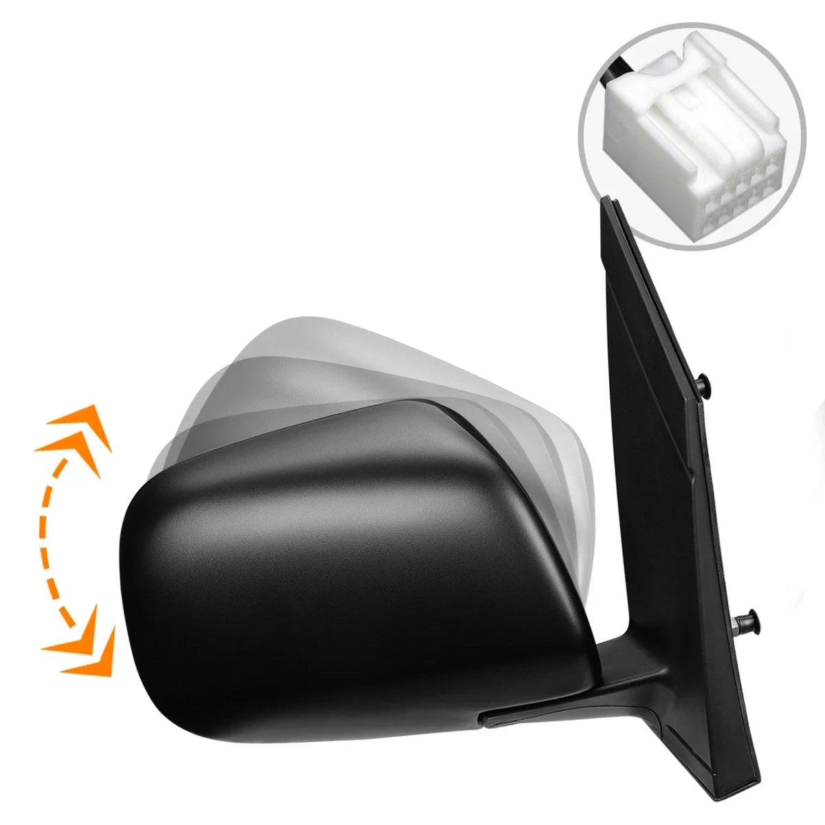 Adjustable Powered Rear View Door Mirror Right Side for Sienna (2004-2010)