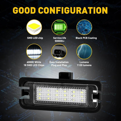 License Plate LED Lights for Mustang (2015-2021) - White