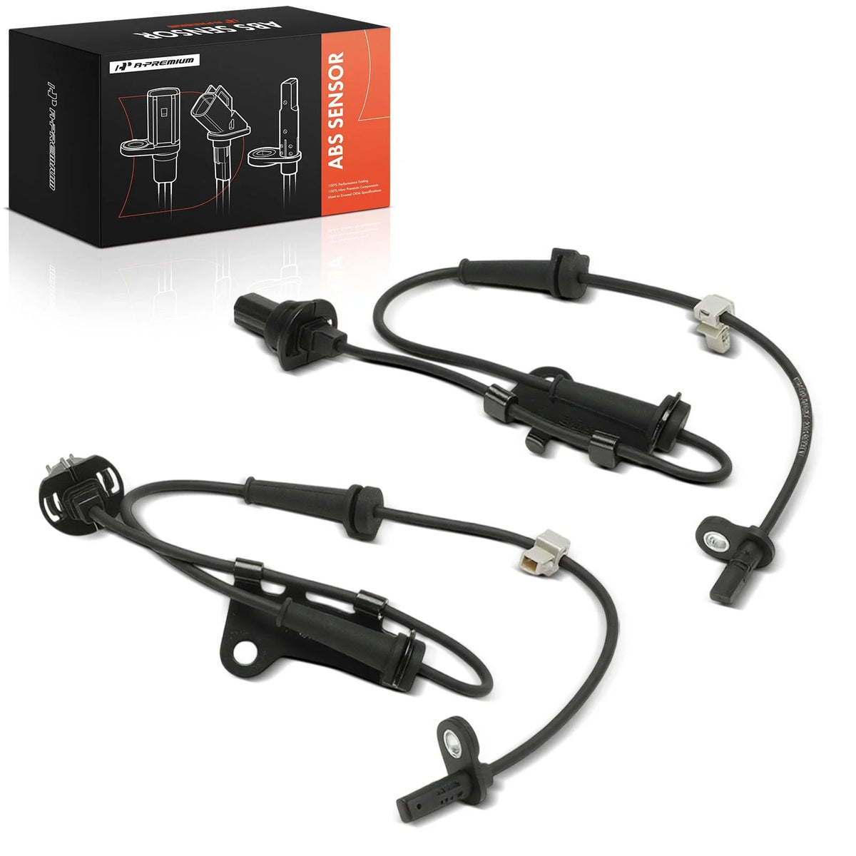 2X Front ABS Wheel Speed Sensor for Honda CR-Z (2016)