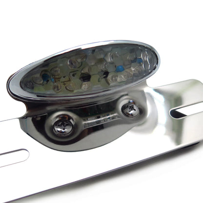 Rear Taillight Chrome Cat Eye for Motorcycle (Custom Fit)