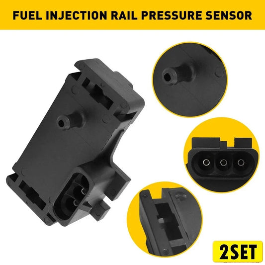 Set of 2 Manifold Absolute Pressure Sensors for Honda, Cadillac, Jeep, Chrysler, Chevrolet