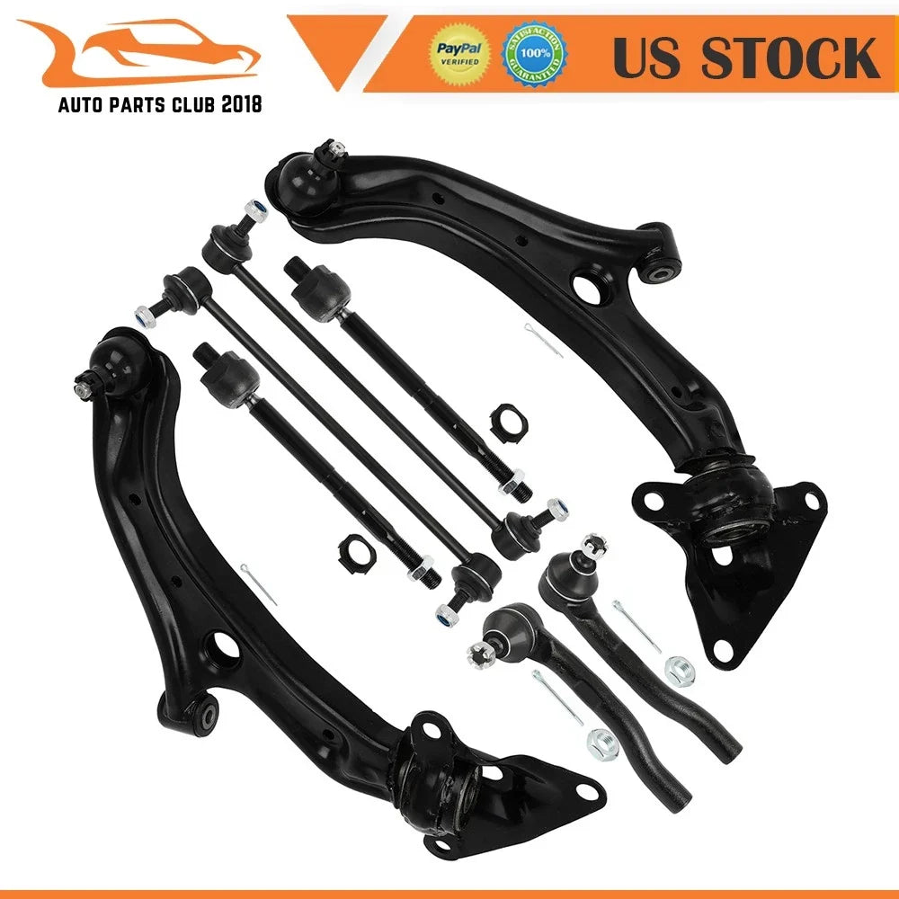 Set of 8 Front Lower Control Arm Ball Joints for Honda Fit (2009–2013)