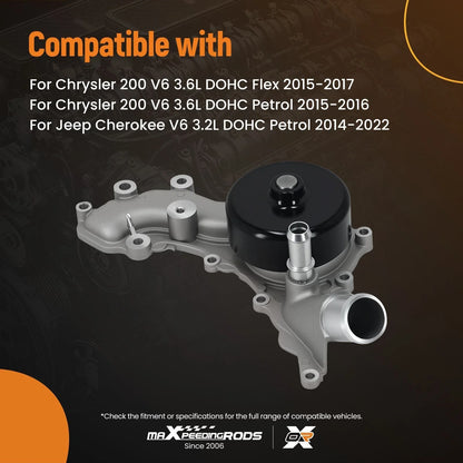 Engine Cooling Water Pump for Jeep Cherokee 2014-2022 & Chrysler 200 2015-2017