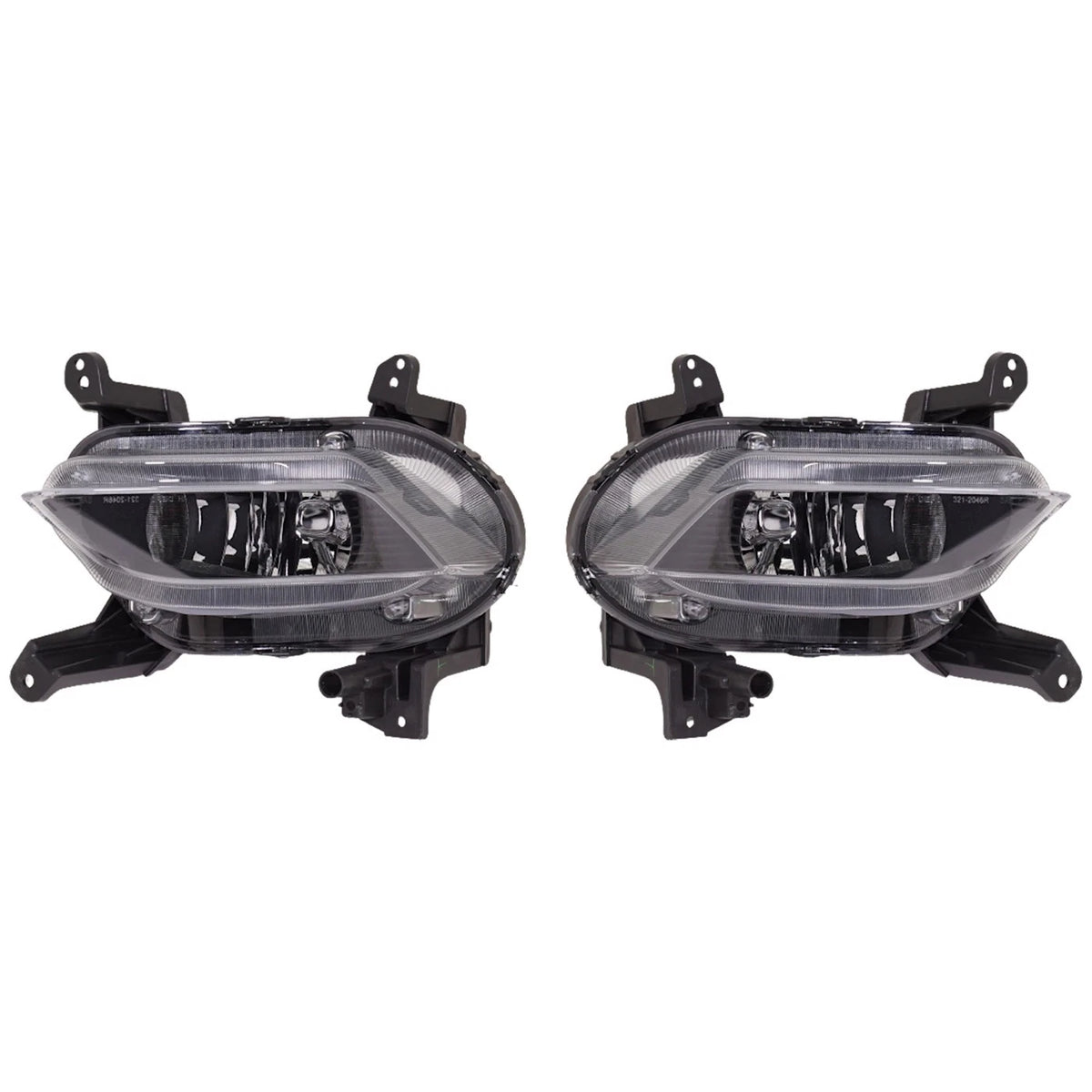 Fog Light Set for Hyundai Santa Fe (2019–2020) - Front Driver & Passenger