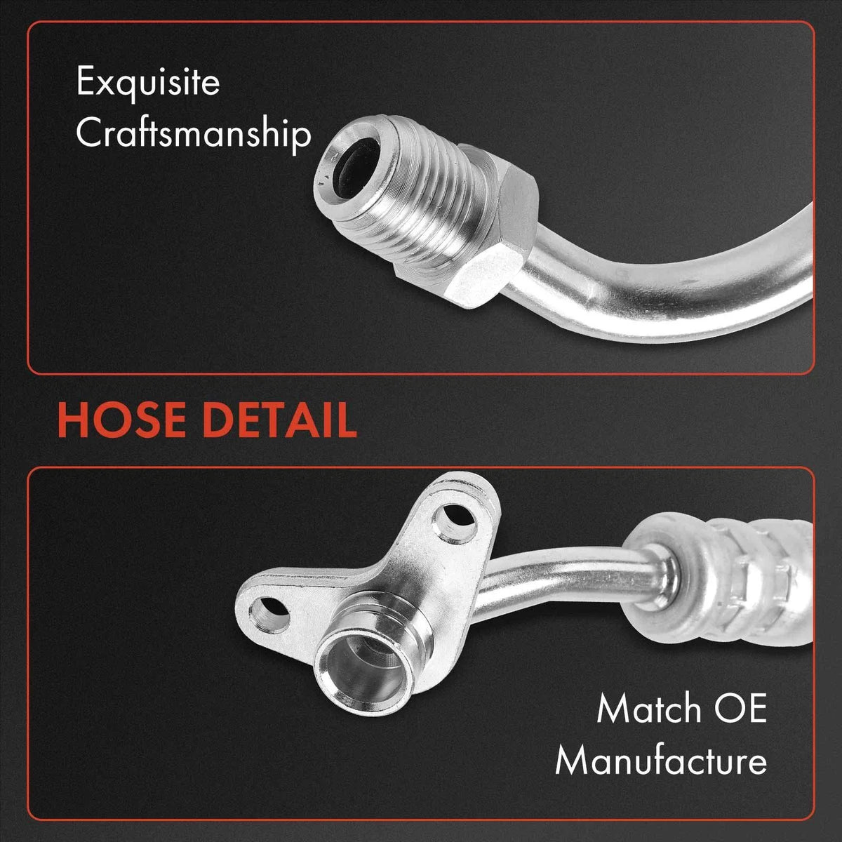 Pressure Line Hose for Power Steering - Honda Accord Acura TSX 2003-2012