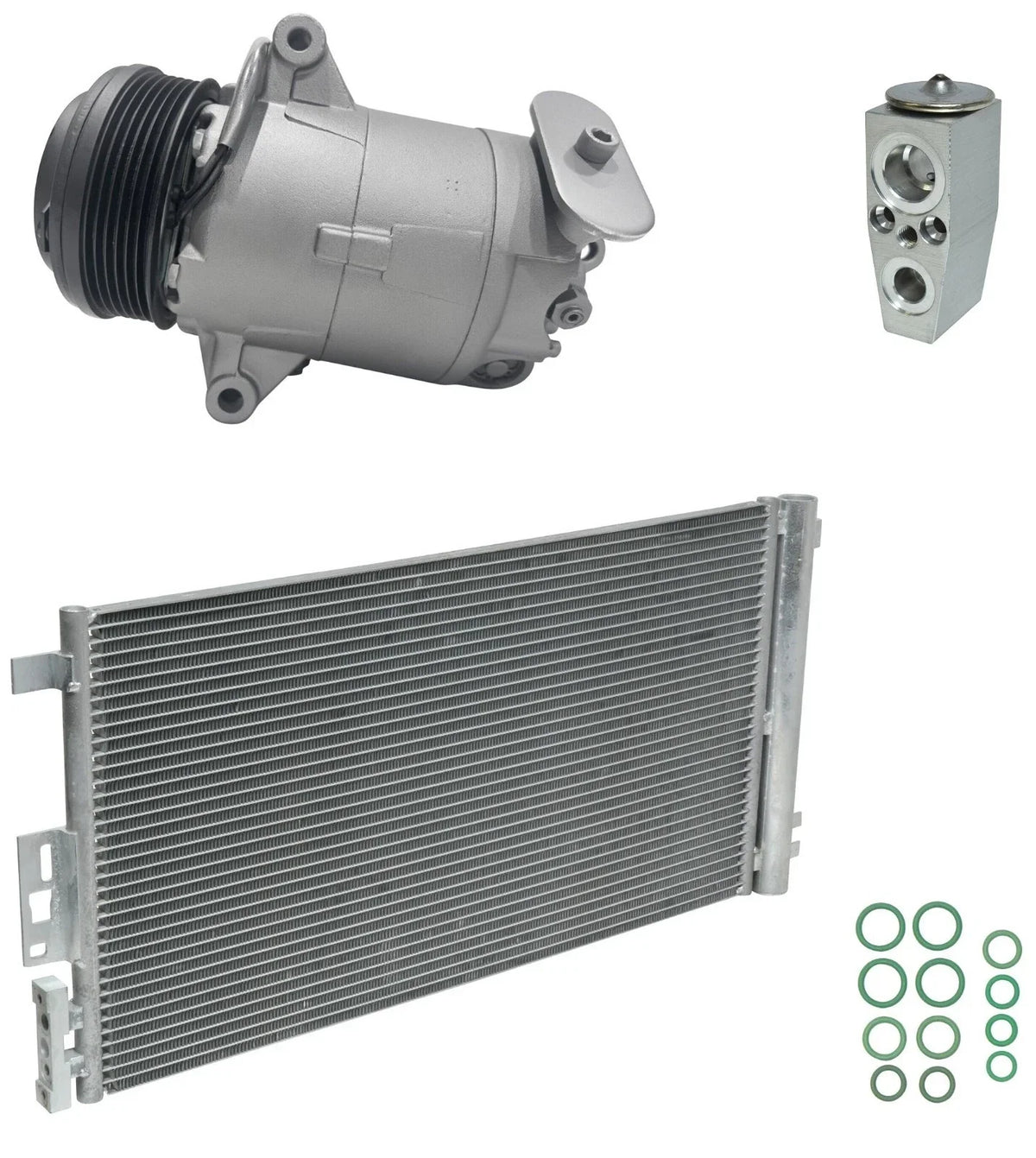 A/C Compressor Kit With Condenser Replacement for Chevrolet Cobalt (2005–2005)