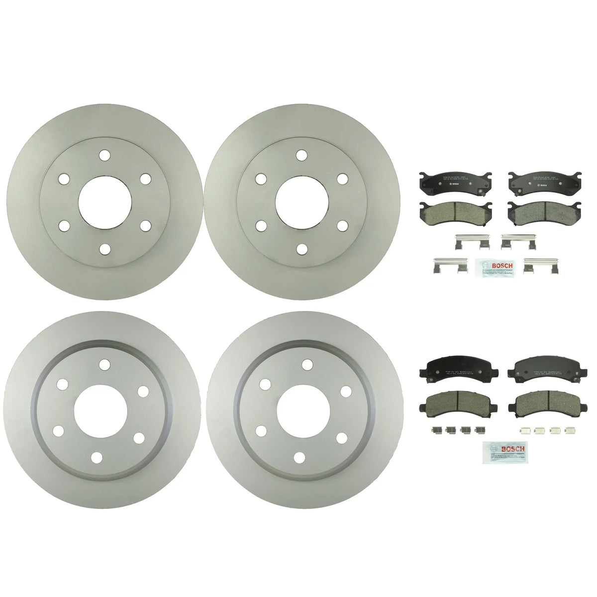 Brake Kit Disc Rotors & Ceramic Pads for Chevy GMC (304mm & 324mm)