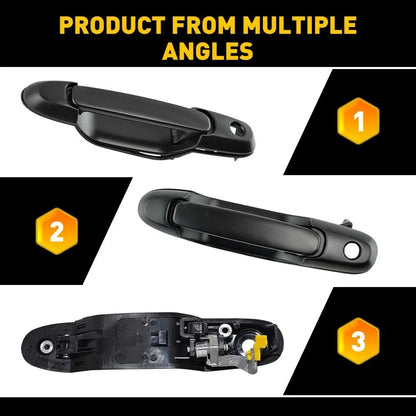 RH Front Door Handle in Black for 1998–2003 Toyota Sienna