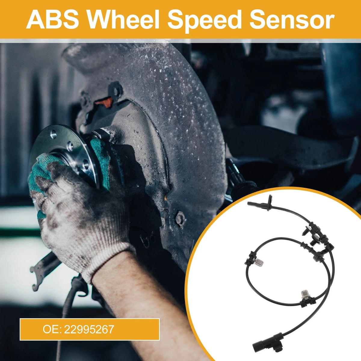 ABS Wheel Speed Sensor No. 22995267 for Cadillac XT5 (2017–2019) Rear