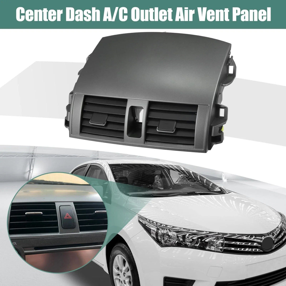 Center Dash A/C Air Vent Outlet Panel for Toyota Corolla (2008–2013) 55663-02060