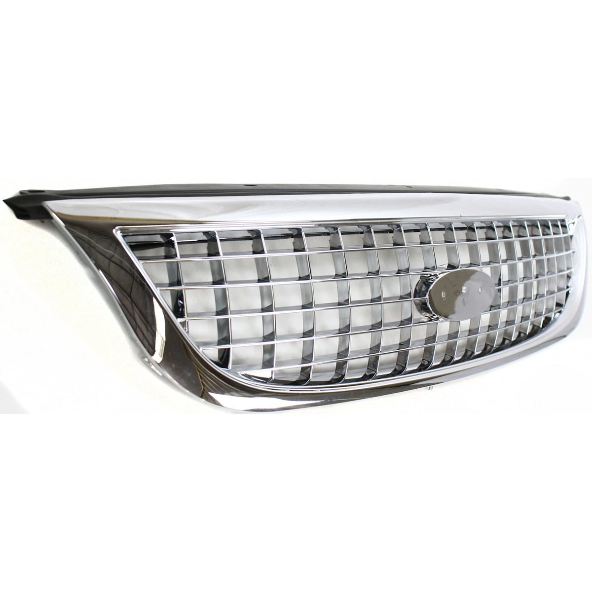 Grille for Ford Windstar (2000–2003) Chrome Shell w/ Black Insert