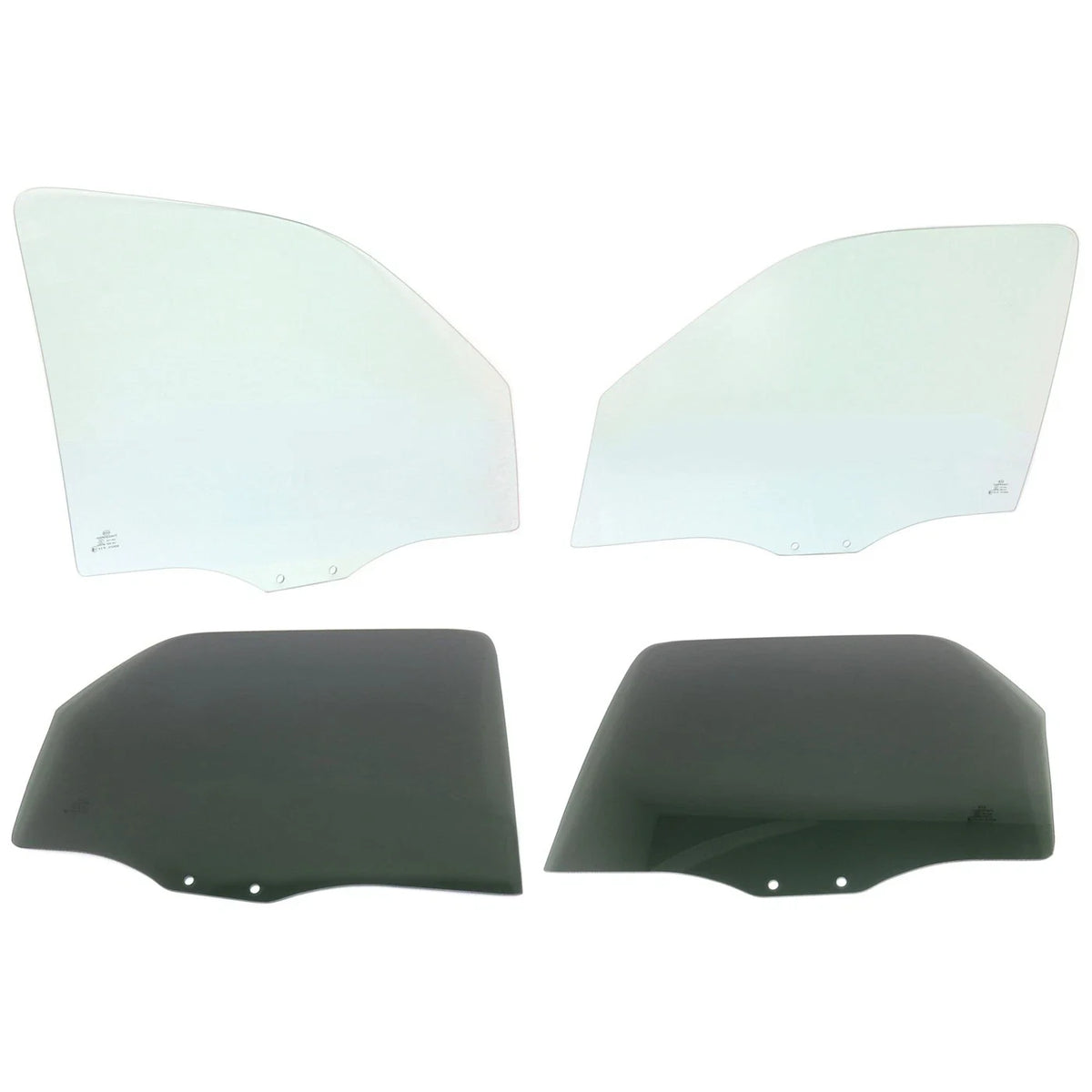 4 Door Glasses Set for Mercury Mariner