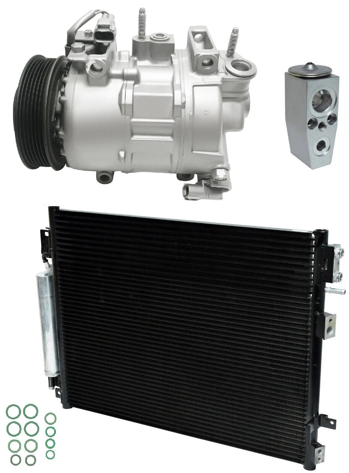 A/C Compressor Kit with Condenser for Dodge Challenger 3.6L (2017–2017)