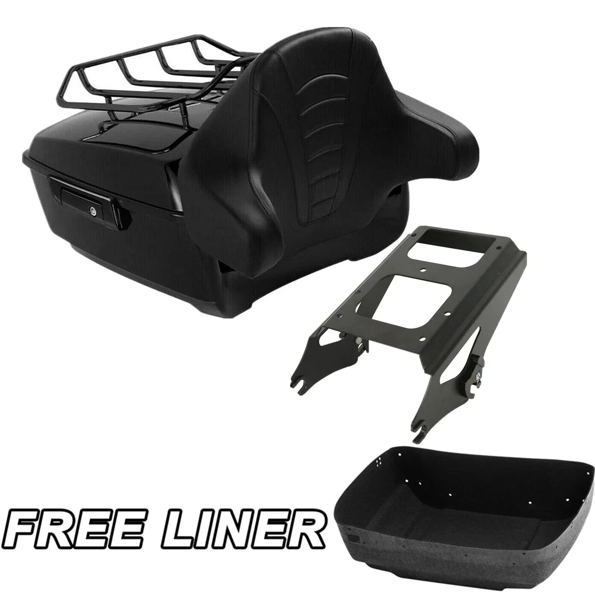 Trunk Rack Pad Black for Harley 2009-2013 Electra Glide