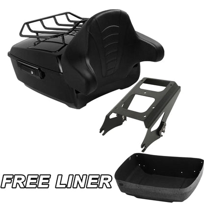 Trunk Rack Pad Black for Harley 2009-2013 Electra Glide